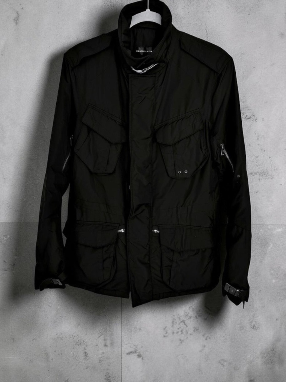 Ralph Lauren Black Label Made in Italy Nylon Tactical M-65 Field Jacket - Small